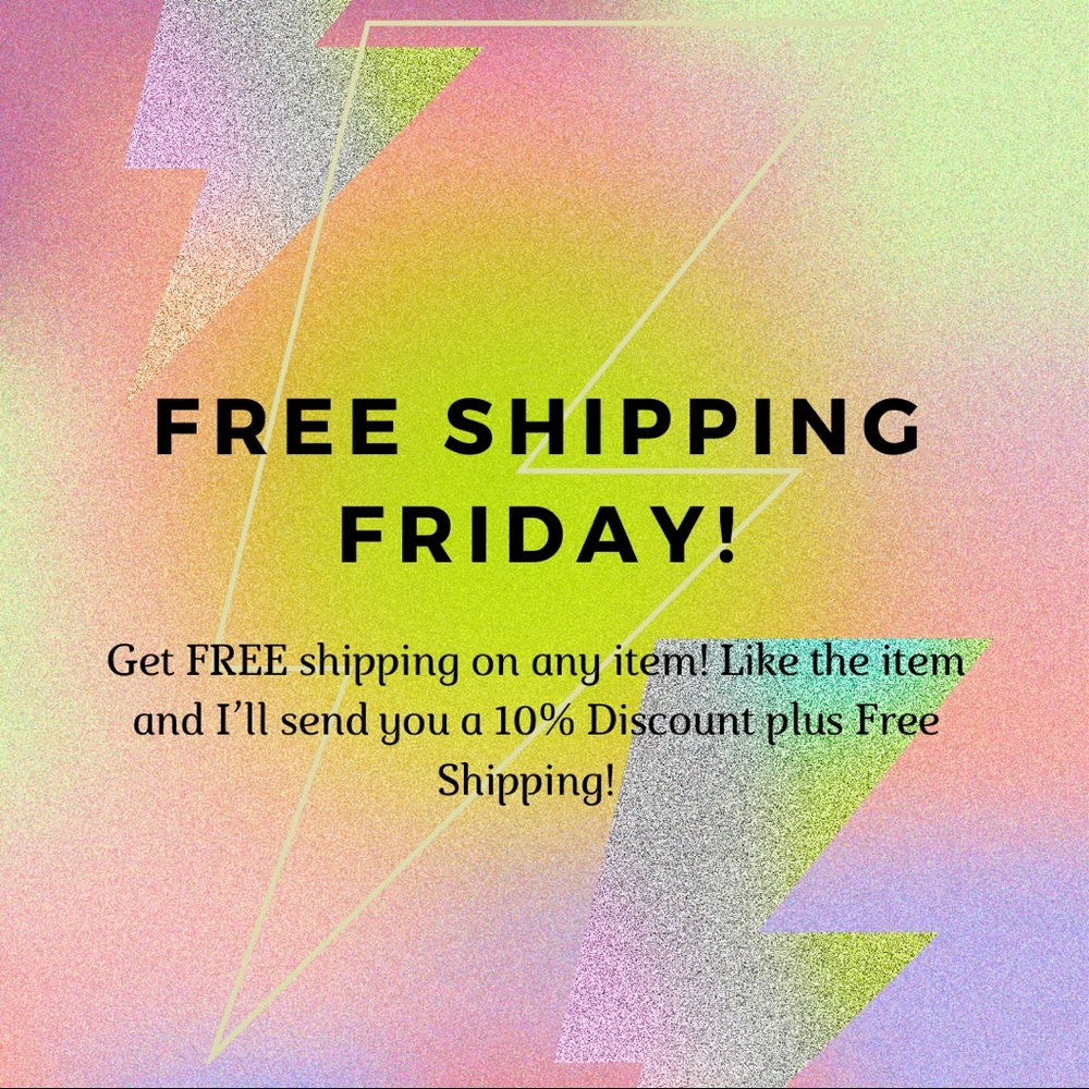 FREE SHIPPING FRIDAY